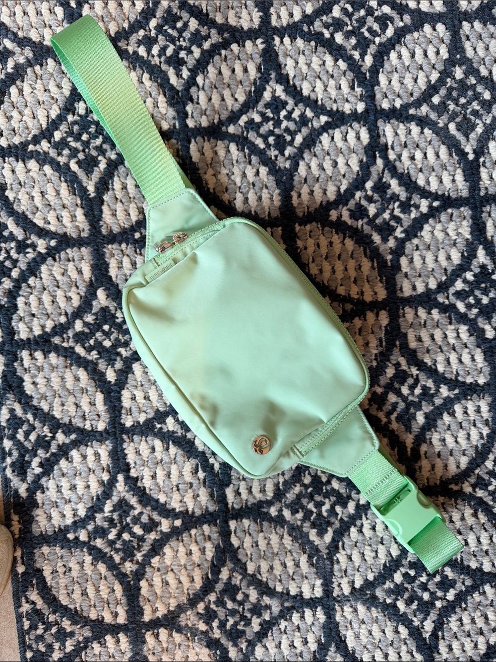 lululemon athletica Mint Green Sling Belt Bag